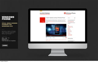 Project

CHRIS BROWN

Tags

FACEBOOK APP


Brief

Sony Music had big plans for
Chris Brown, the aim was to
get an #1 album. To support
this, they needed something
unique and beautiful to help
engage with Chris’ fanbase.




Technology
HTML 5 / CSS 3 / JS
Facebook/Twitter API
Cloud hosting with Pagodabox
 