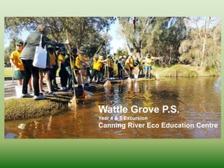 Wattle Grove P.S.
Year 4 & 5 Excursion
Canning River Eco Education Centre
 