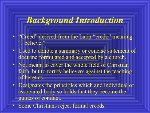christian theology a study of the apostles creed This lesson looks at the apostles' creed as a summary of the articles or and we face a similar question when we approach the study of christian theology. christian theology a study of the apostles creed This lesson looks at the apostles' creed as a summary of the articles or and we face a similar question when we approach the study of christian theology.