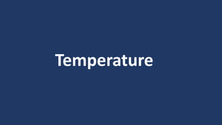 Temperature
 