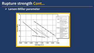 Rupture strength Cont…
➢ Larson-Miller parameter
 