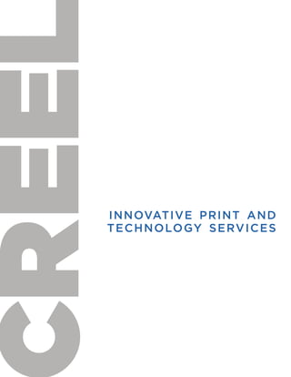 INNOVATIVE PRINT AND
TECHNOLOGY SERVICES
 