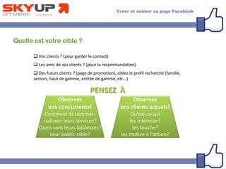 Quelle est votre cible ?
 