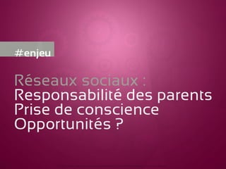 Réseaux sociaux : entre alliance et vigilance