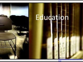 EducationImage used under a  CC license from http://www.flickr.com/photos/lel4nd/3838634535/