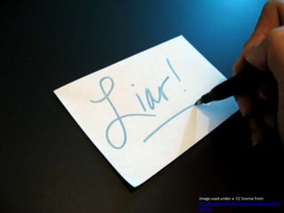 Image used under a  CC license from http://www.flickr.com/photos/dyanna/2809325401/