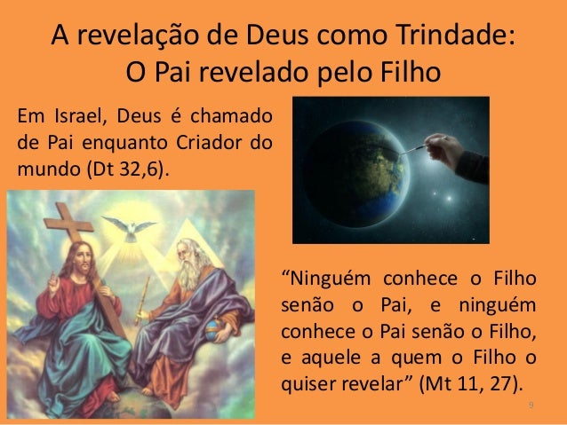 Creio em deus pai todo poderoso, criador do céu e da terra