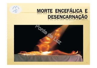 21
MORTE ENCEFÁLICA E
DESENCARNAÇÃO
 