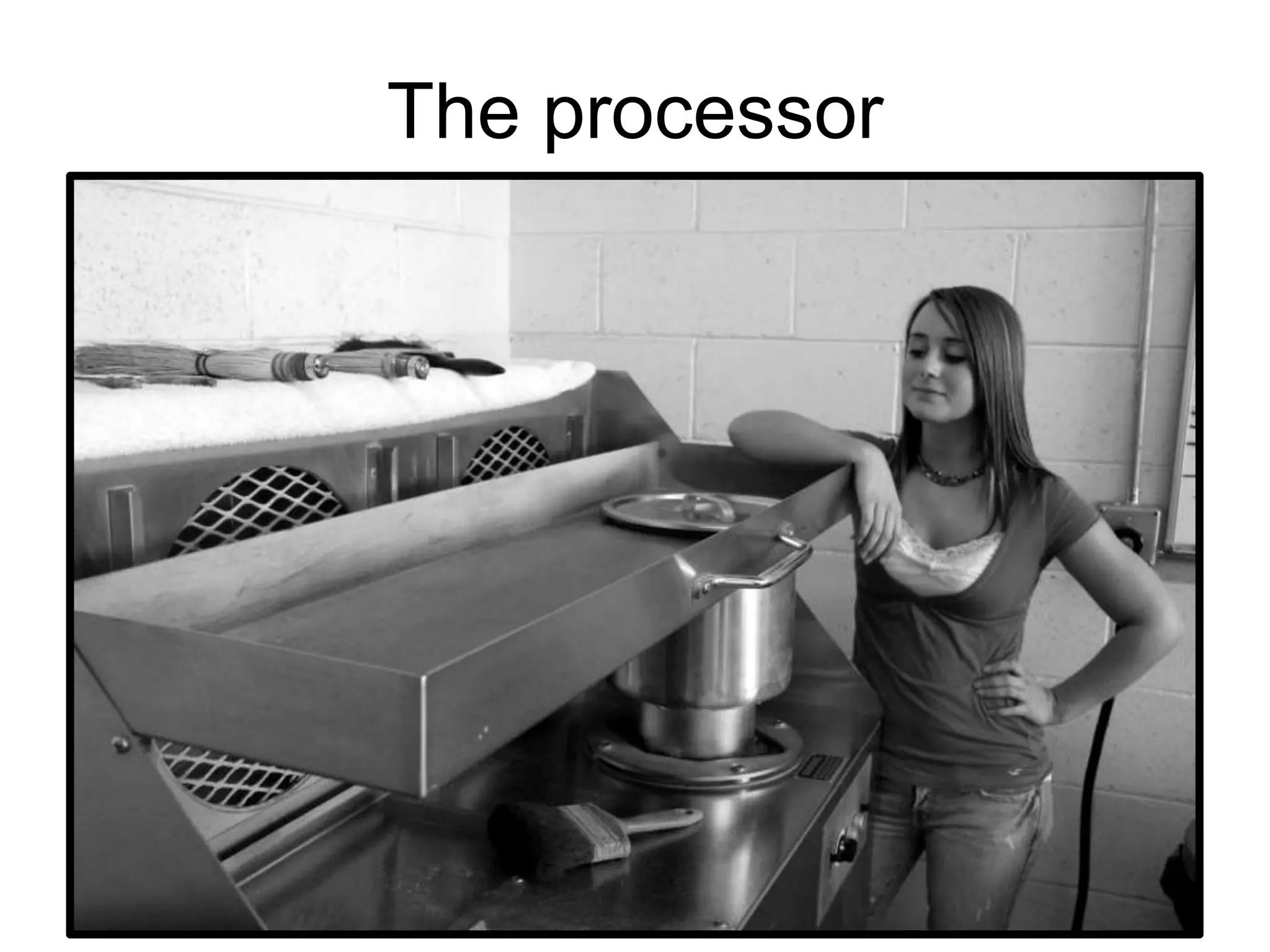 The processor
 