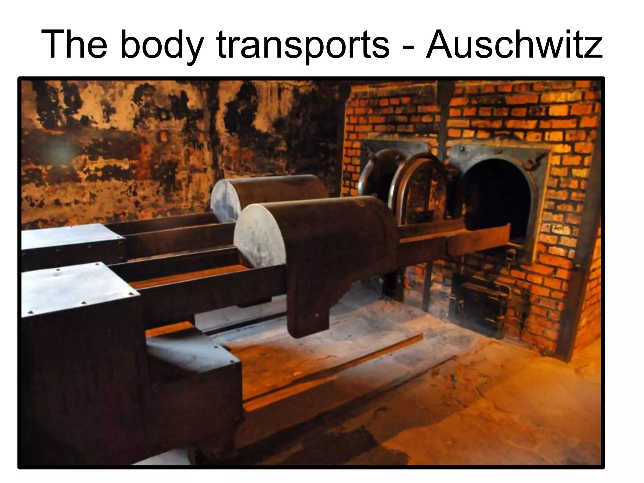 The body transports - Auschwitz
 