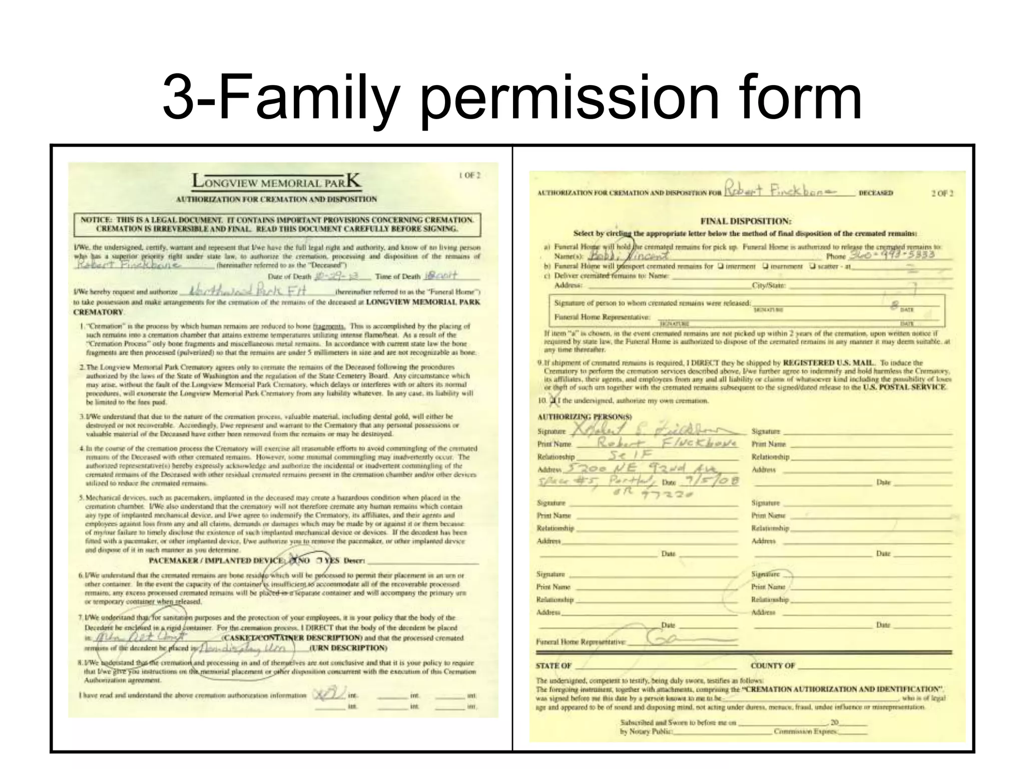 3-Family permission form
 