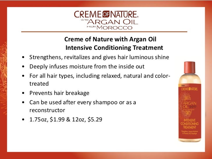 Creme Of Nature Argan Oil Expansion Virtual Briefing Deck