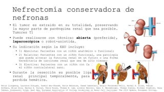 Riñon Extraido PPTX de Cáncer Renal y Ca de Células claras | PPTX