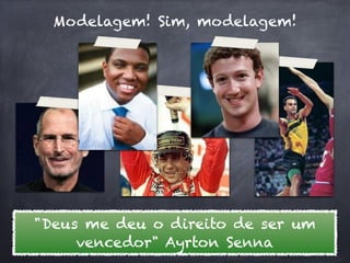 Modelagem! Sim, modelagem!




"Deus me deu o direito de ser um
     vencedor" Ayrton Senna
 