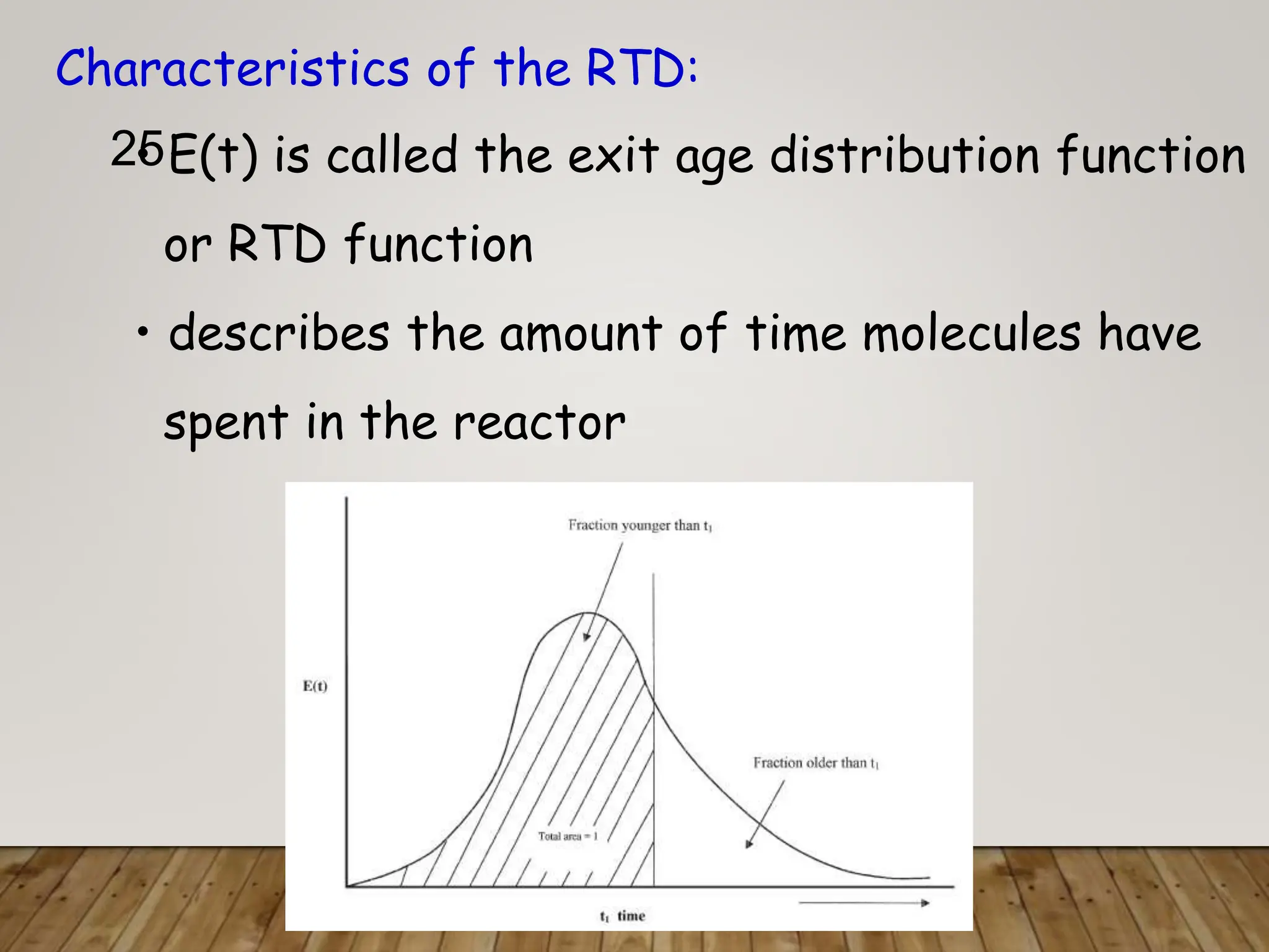 cre notes non ideal flow RTD resident time distribution | PDF