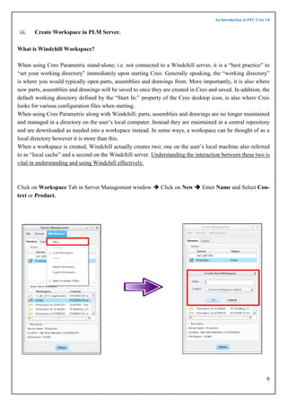 An Introduction to Creo 3.0 | PDF