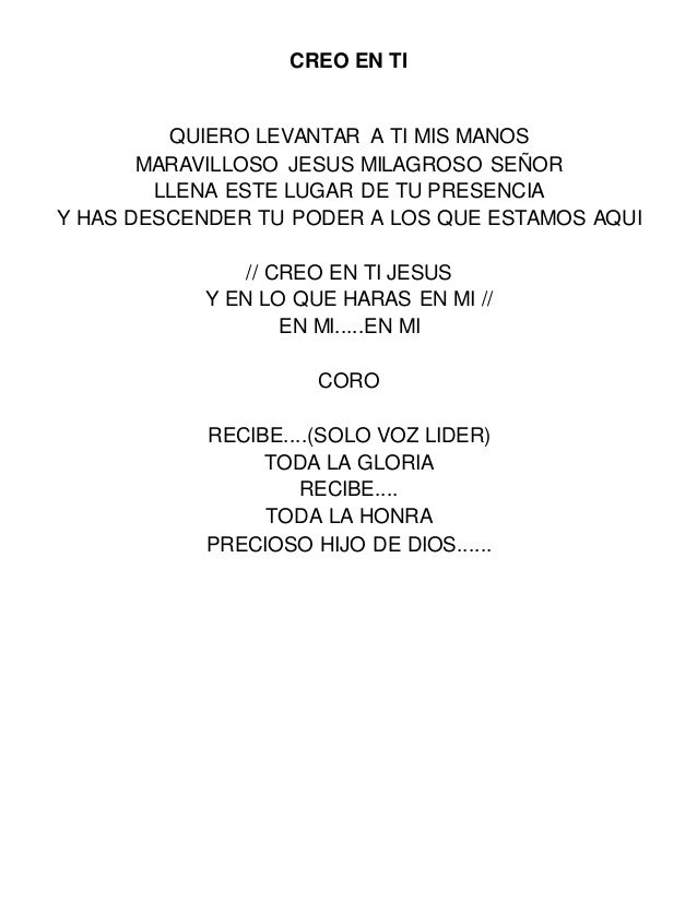 Recibe Toda La Gloria Recibe Toda La Honra Precioso Hijo De Dios Letra