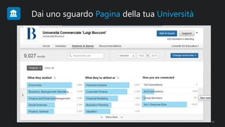 45
Dai uno sguardo Pagina della tua Università
 