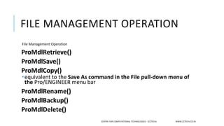 Creo toolkit introduction | PDF