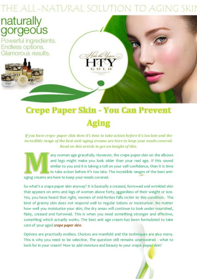 best anti crepe skin cream