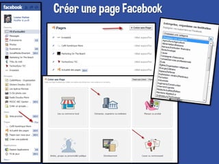 Créer une page Facebook
 