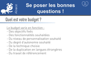 Se poser les bonnes questions !  