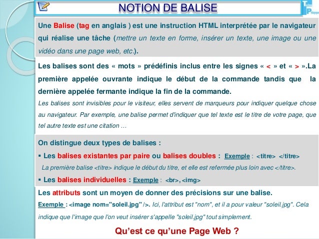 Créer une page web à l'aide du Code HTML