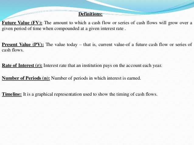 cash flow timeline