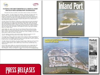 PRESS RELEASES

 