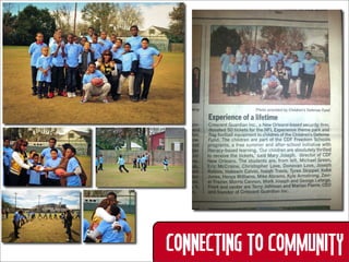 CONNECTING TO COMMUNITY

 