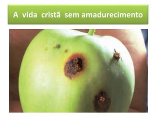 A vida cristã sem amadurecimento
 