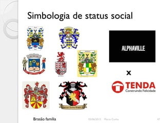 Simbologia de status social




                                             x



 Brasão família   03/06/2012   Marta Cunha       47
 