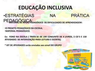 Faltaformação  (FORMATIVA) paraosEducadores;