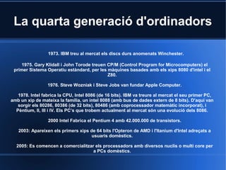 historia dels ordinadors | ODP