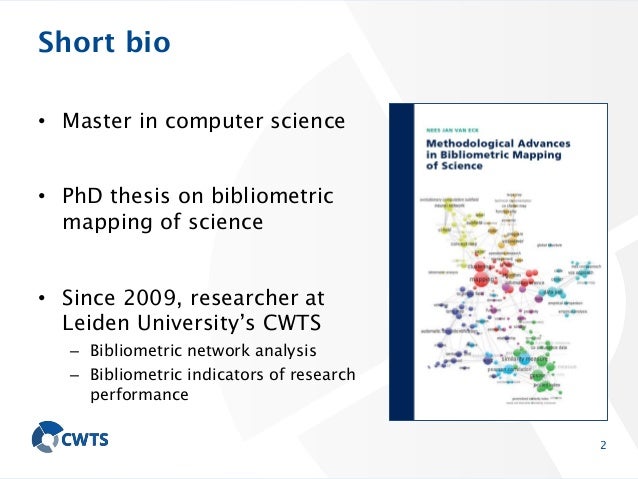 Bibliometric dissertation
