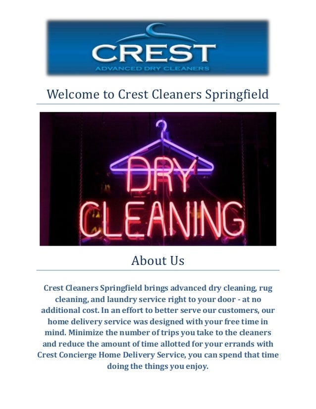 Crest Cleaners Springfield Dry Cleaners