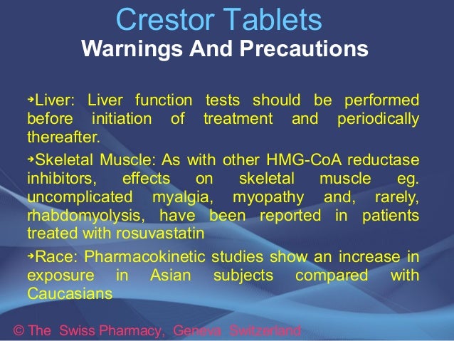 what are the side effects of crestor medication
