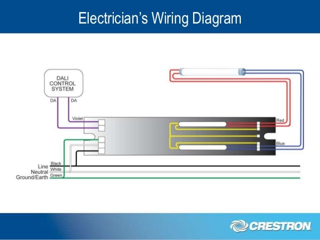 The Crestron DALI Ballast Solution belden 9727 dmx wiring diagram 