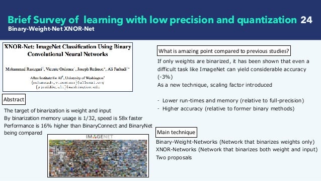 low precision deep learning