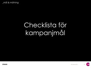33_mål & mätningChecklista för kampanjmål