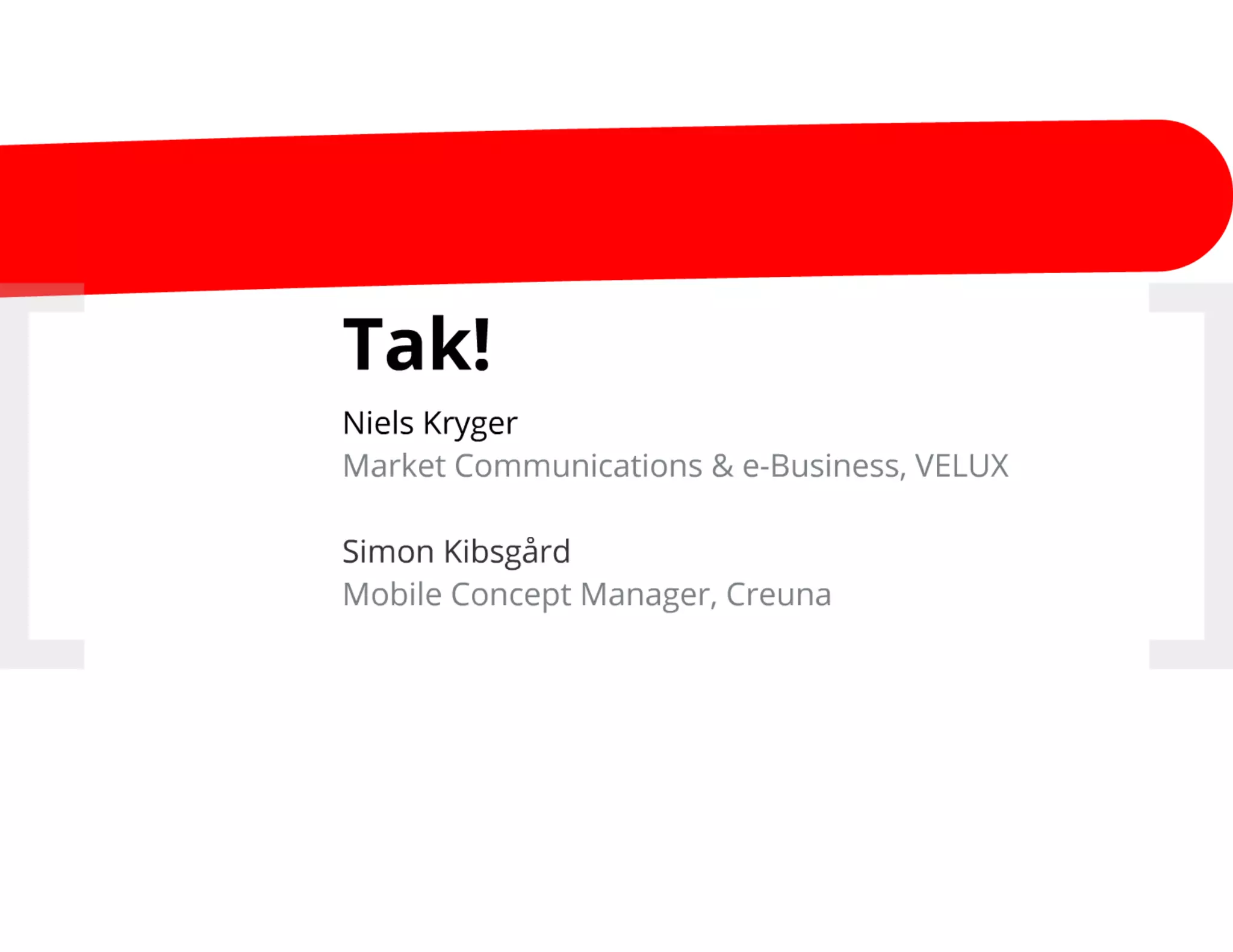 Creuna morgenbriefing velux multichannel strategy