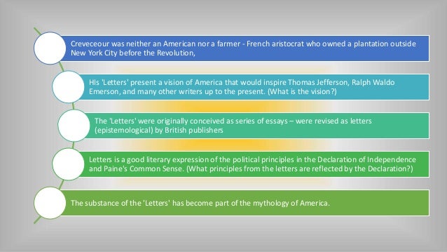 creveceour letters from an american farmer letters from an american farmer letter 3