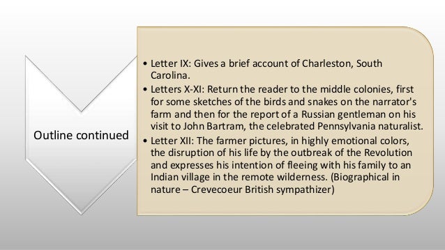 Crevecoeur letters american farmer essay