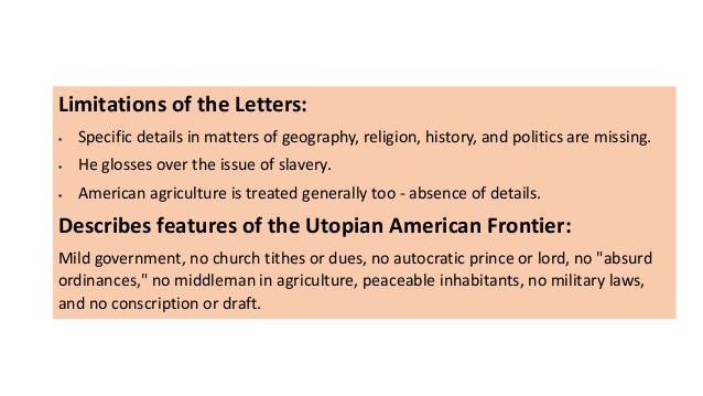 letters from an american farmer