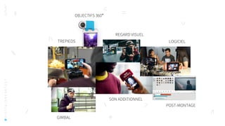 #DIGITALBREAKFAST
GIMBAL
TREPIEDS
OBJECTIFS 360°
LOGICIEL
POST-MONTAGE
SON ADDITIONNEL
REGARD VISUEL
 