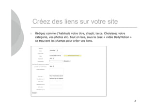 Crééz des liens hypertextes