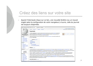 Crééz des liens hypertextes