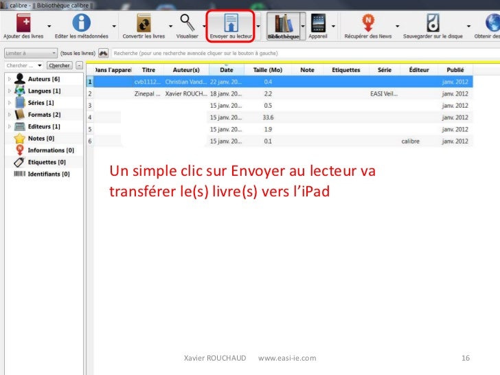 Creez Et Gerez Vos E Books Pour Ipad Avec Calibre