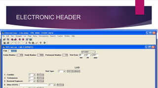 ELECTRONIC HEADER
 