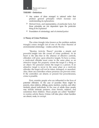 theories and causes of crimes theories og | PPTX